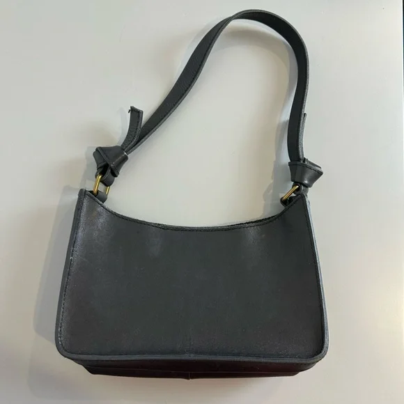 Madewell The Sydney Shoulder Black Leather Hobo Bag - Picture 7 of 7